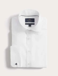 Regular Fit 2 Inch Shorter Easy Iron Pure Cotton Shirt