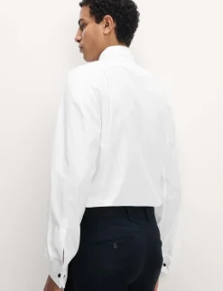 Regular Fit 2 Inch Shorter Easy Iron Pure Cotton Shirt