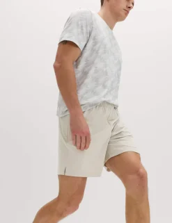 Regular Fit 7 Inch Stretch Sports Shorts