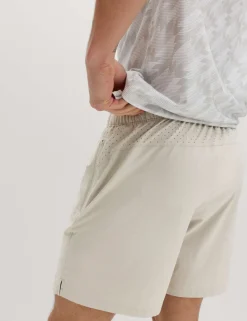 Regular Fit 7 Inch Stretch Sports Shorts