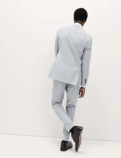 Regular Fit Check Stretch Suit Jacket