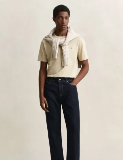 Regular Fit Clean Wash 5 Pocket Jeans