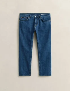 Regular Fit Clean Wash 5 Pocket Jeans
