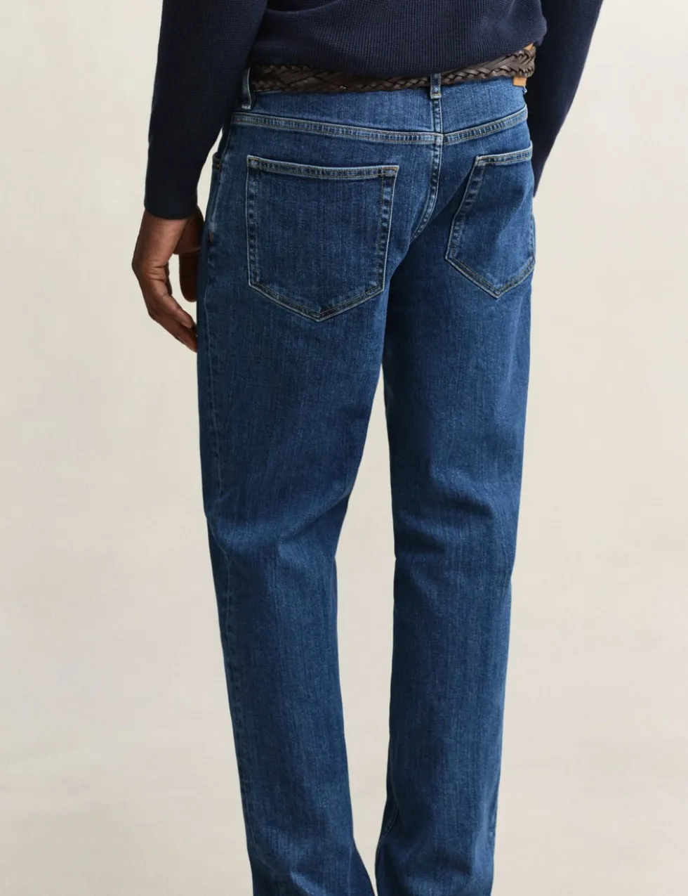 Regular Fit Clean Wash 5 Pocket Jeans