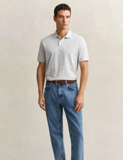 Regular Fit Clean Wash 5 Pocket Jeans