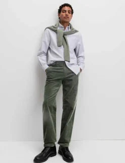 Regular Fit Corduroy Stretch Chinos
