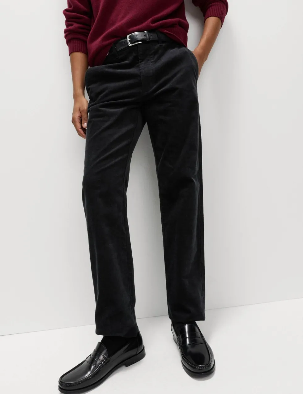 Regular Fit Corduroy Stretch Chinos