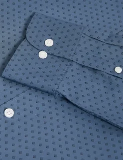 Regular Fit Cotton Blend Printed Shirt
