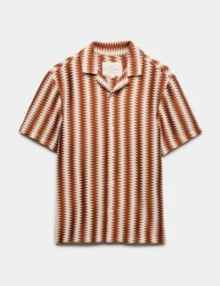 Regular Fit Cotton Blend Short Sleeve Shirt