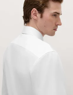 Regular Fit Cotton Blend Shirt & Tie Set
