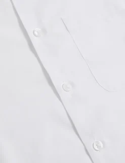 Regular Fit Cotton Blend Short Sleeve Shirt
