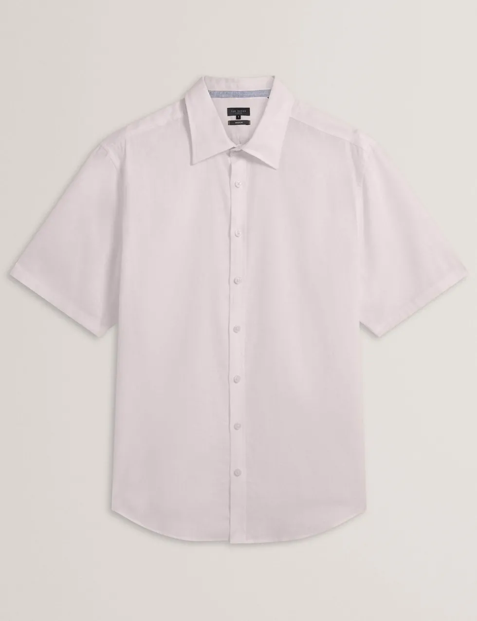 Regular Fit Cotton Linen Blend Shirt