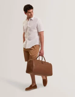 Regular Fit Cotton Linen Blend Shirt