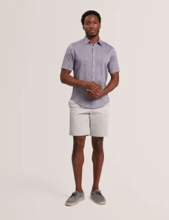 Regular Fit Cotton Linen Blend Shirt