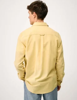 Regular Fit Cotton Linen Blend Shirt