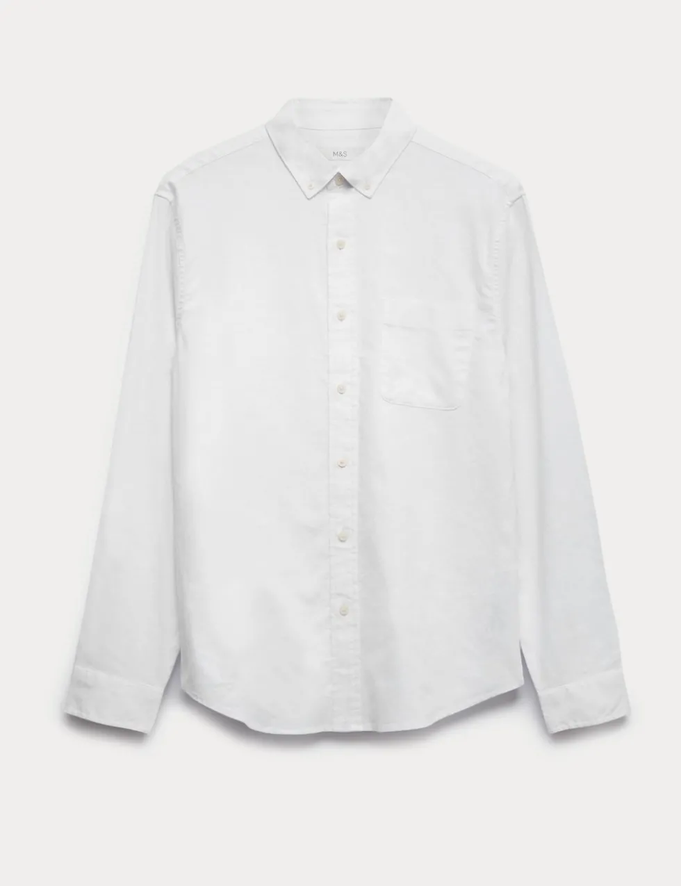 Regular Fit Cotton Linen Blend Shirt