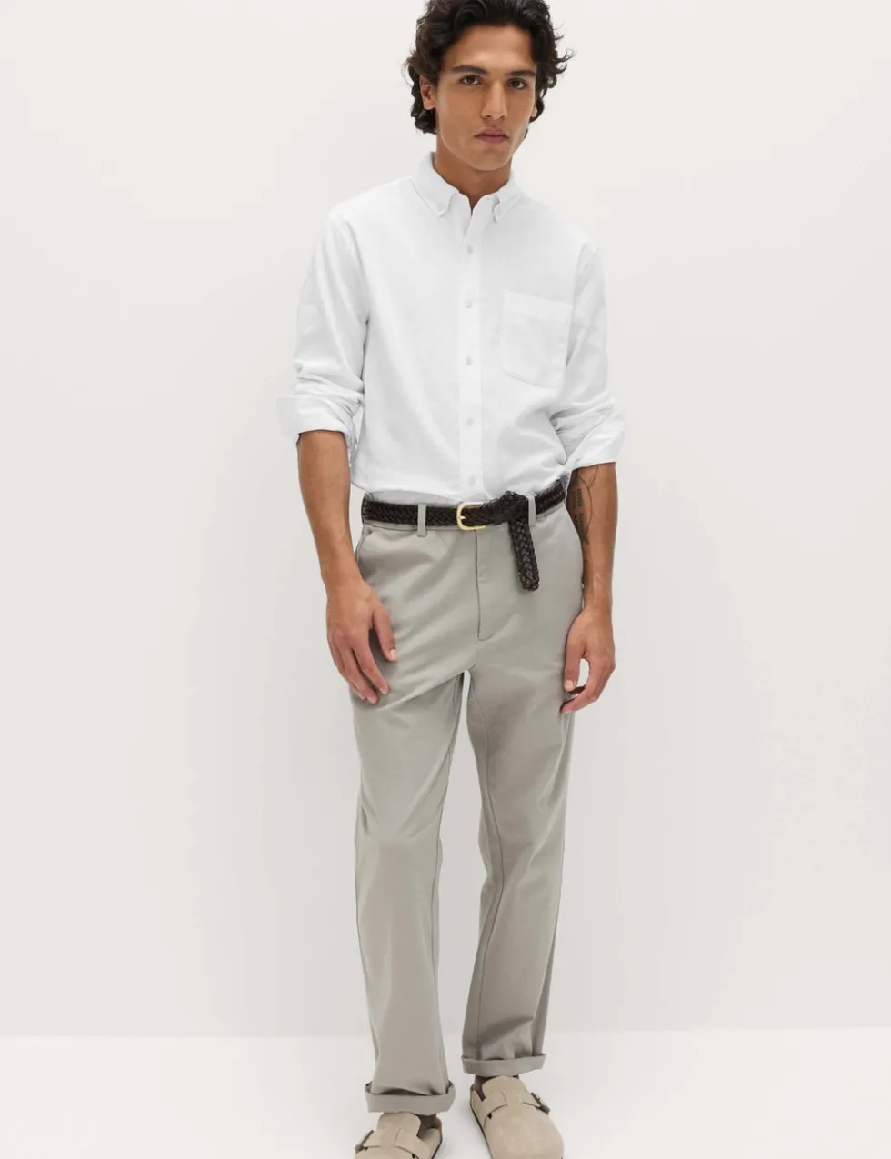 Regular Fit Cotton Linen Blend Shirt