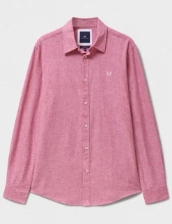 Regular Fit Cotton Linen Blend Shirt