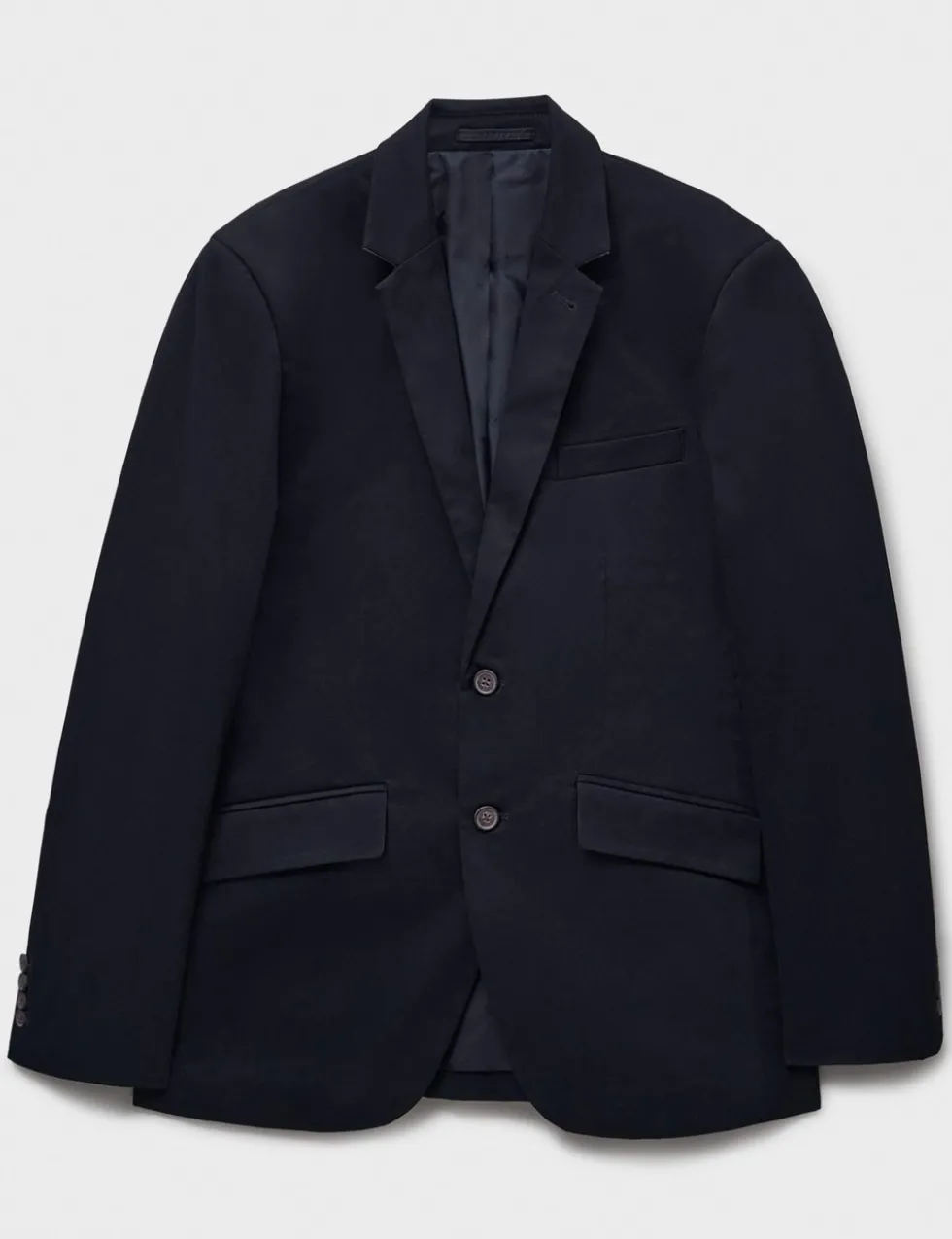 Regular Fit Cotton Rich Blazer