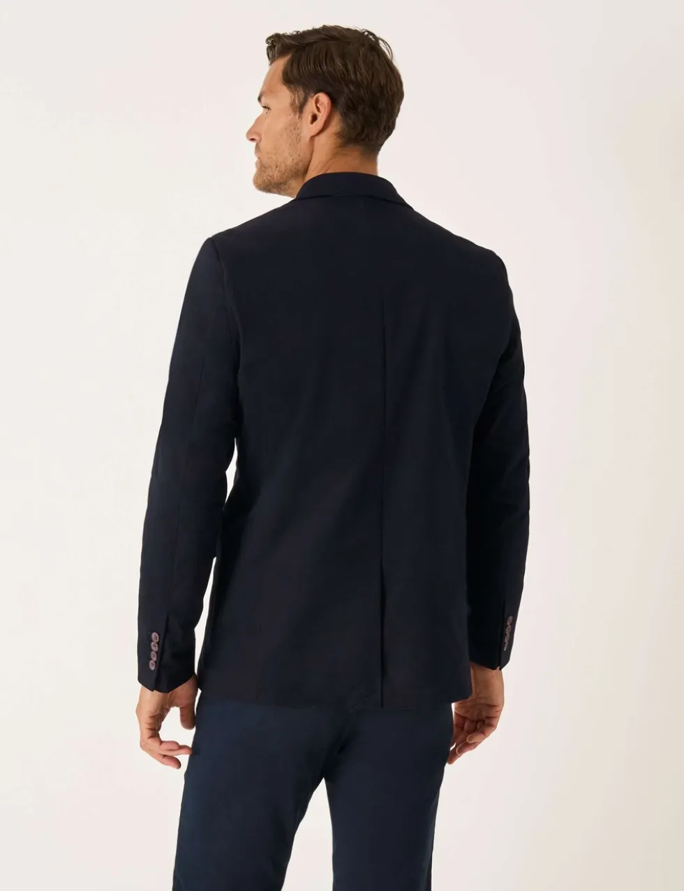 Regular Fit Cotton Rich Blazer