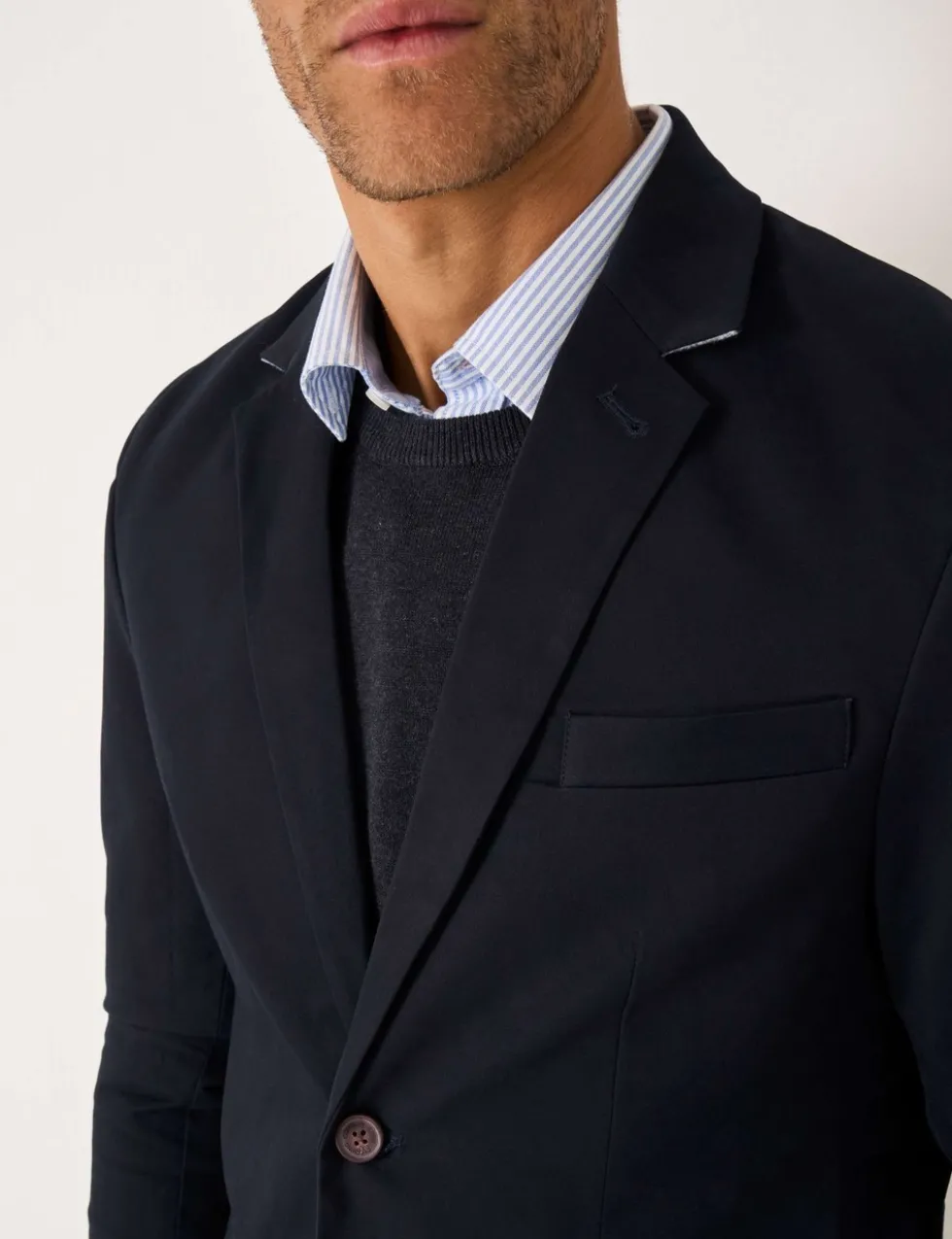 Regular Fit Cotton Rich Blazer