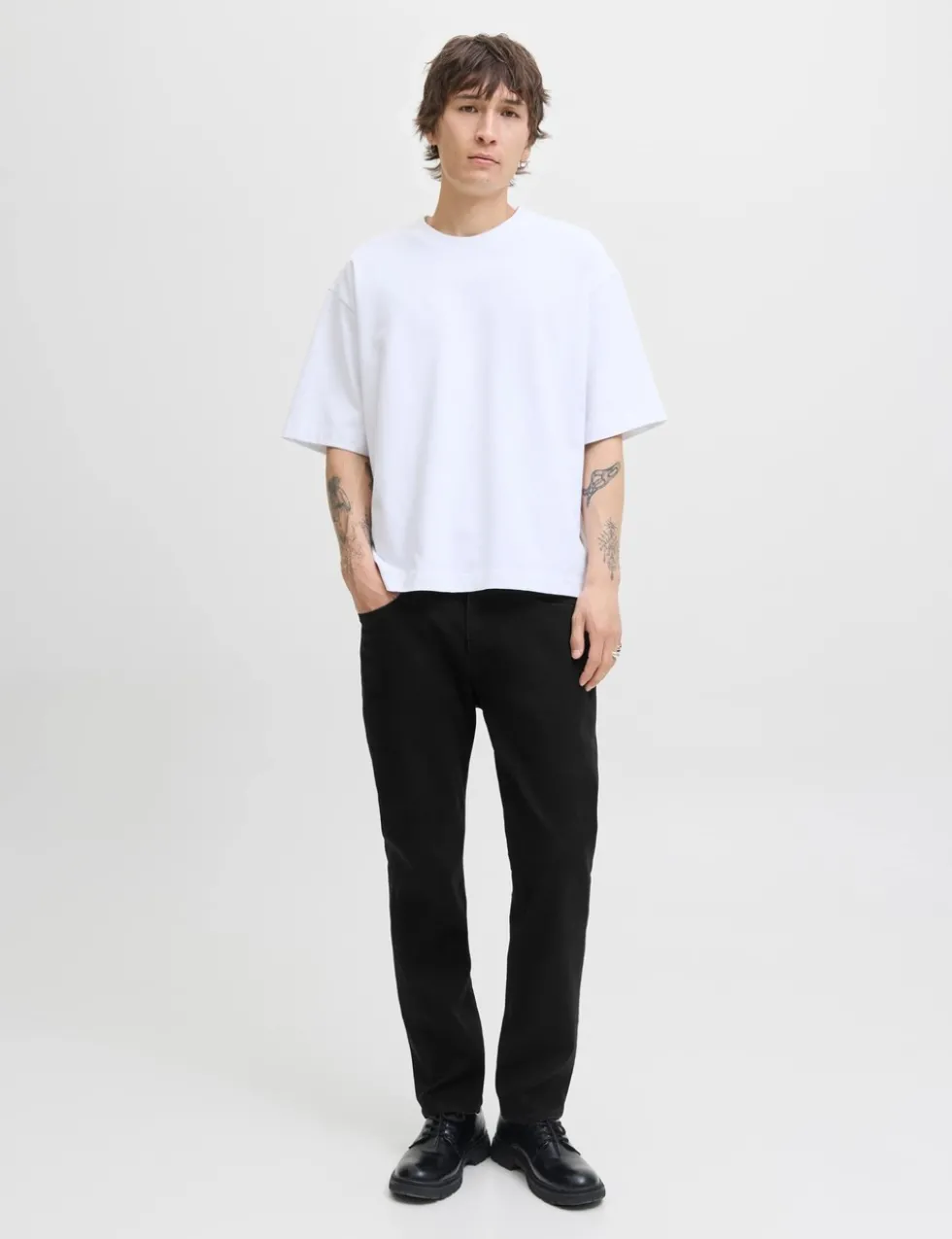 Regular Fit Cotton Rich Jeans