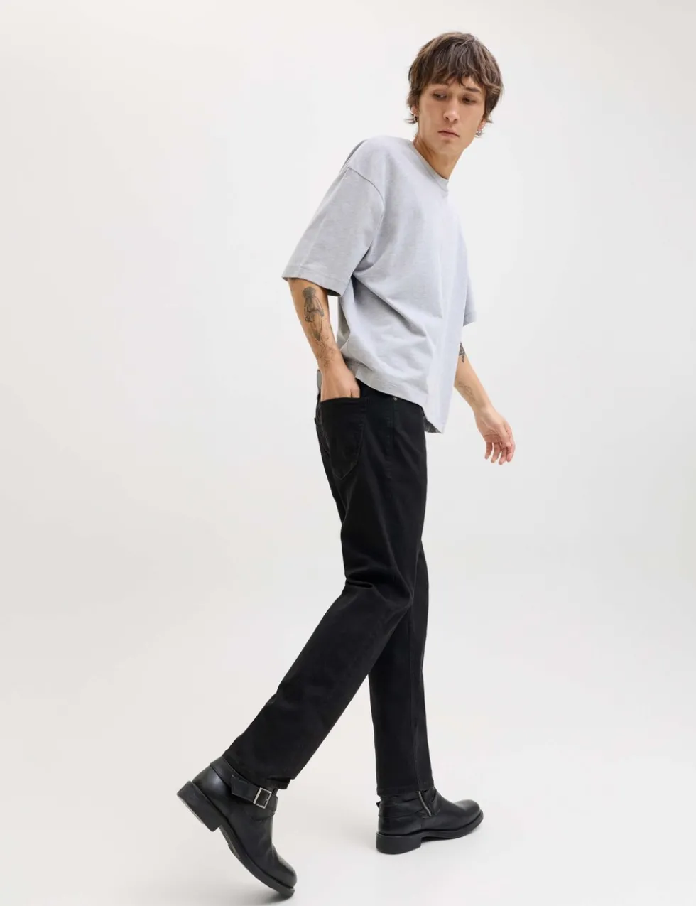Regular Fit Cotton Rich Jeans