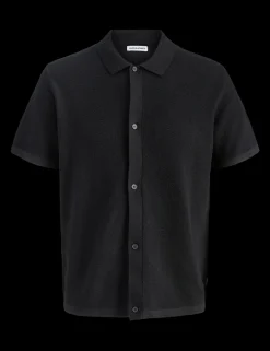 Regular Fit Cotton Rich Knitted Short Sleeve Shirt