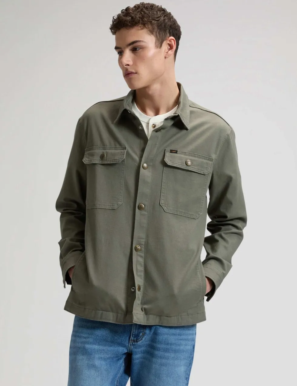 Regular Fit Cotton Rich Overshirt