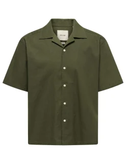 Regular Fit Cotton Rich Short Sleeve Shirt