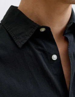 Regular Fit Cotton Rich Short Sleeve Shirt