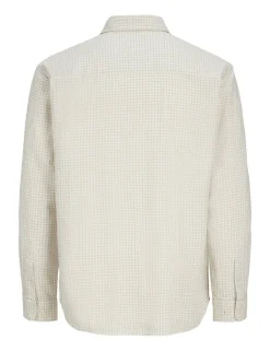 Regular Fit Cotton Rich Seersucker Checked Shirt