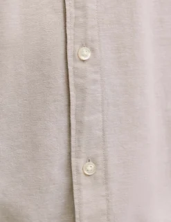 Regular Fit Cotton Rich Short Sleeve Shirt