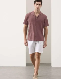Regular Fit Crinkle Seersucker Shirt
