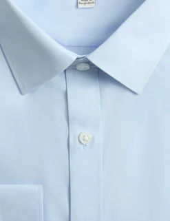 Regular Fit Easy Iron Cotton Blend Shirt