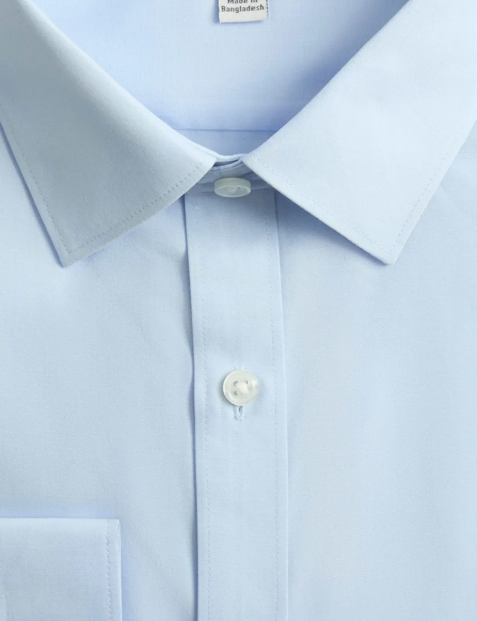 Regular Fit Easy Iron Cotton Blend Shirt
