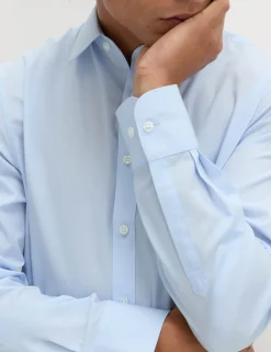 Regular Fit Easy Iron Cotton Blend Shirt