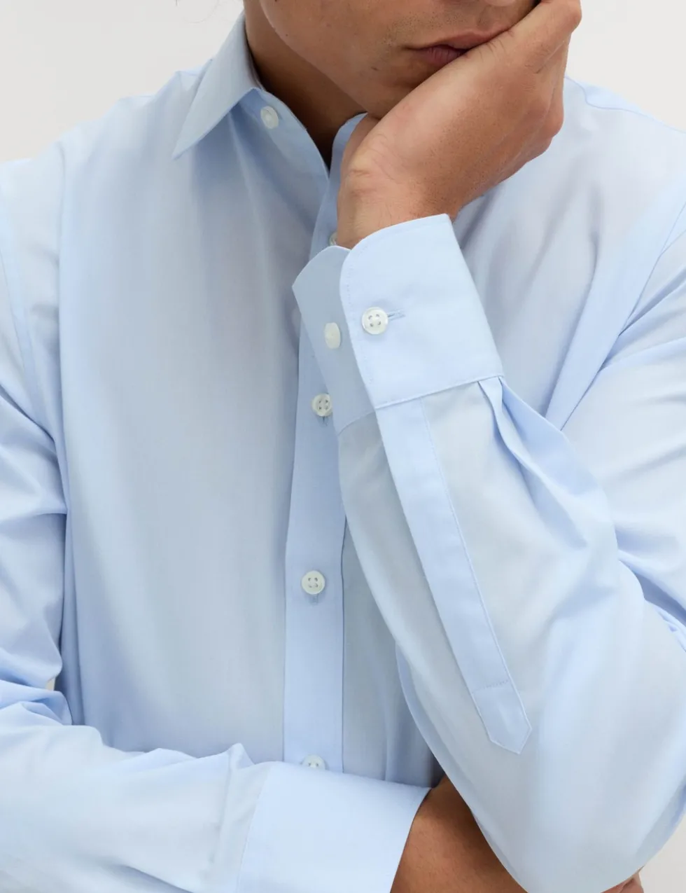 Regular Fit Easy Iron Cotton Blend Shirt