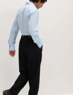 Regular Fit Easy Iron Cotton Blend Shirt