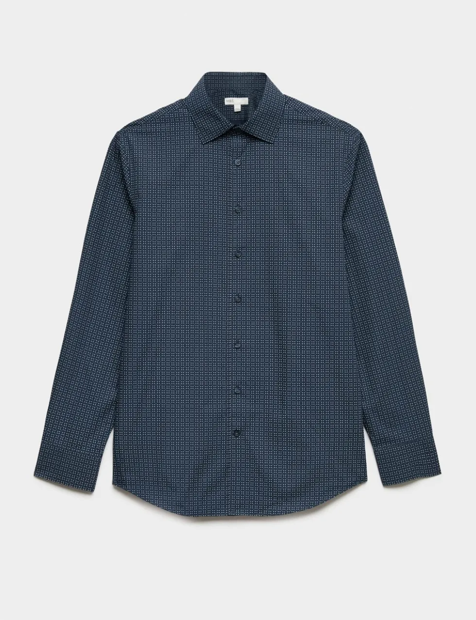 Regular Fit Easy Iron Cotton Blend Shirt