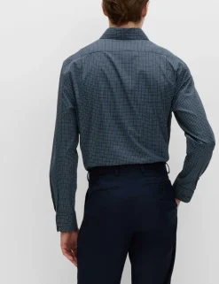 Regular Fit Easy Iron Cotton Blend Shirt