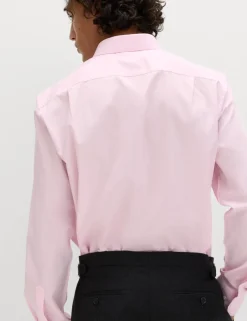 Regular Fit Easy Iron Cotton Blend Shirt