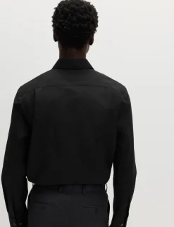 Regular Fit Easy Iron Cotton Blend Shirt