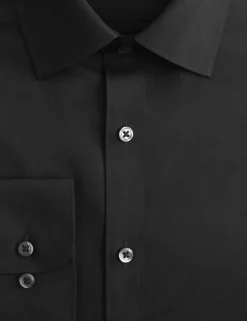 Regular Fit Easy Iron Cotton Blend Shirt
