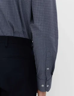 Regular Fit Easy Iron Cotton Blend Shirt