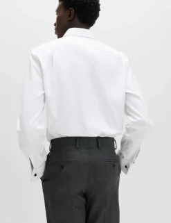 Regular Fit Easy Iron Luxury Cotton Shirt