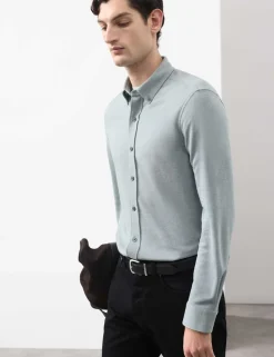Regular Fit Easy Iron Modal Rich Shirt
