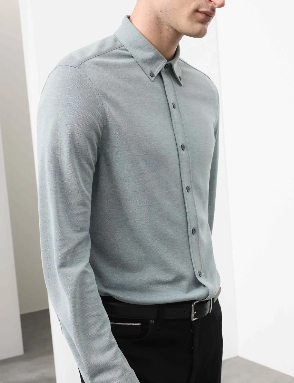 Regular Fit Easy Iron Modal Rich Shirt