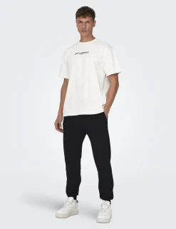 Regular Fit Elasticated Waist Cuffed Joggers