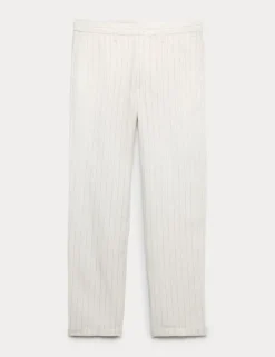 Regular Fit Linen Blend Chinos